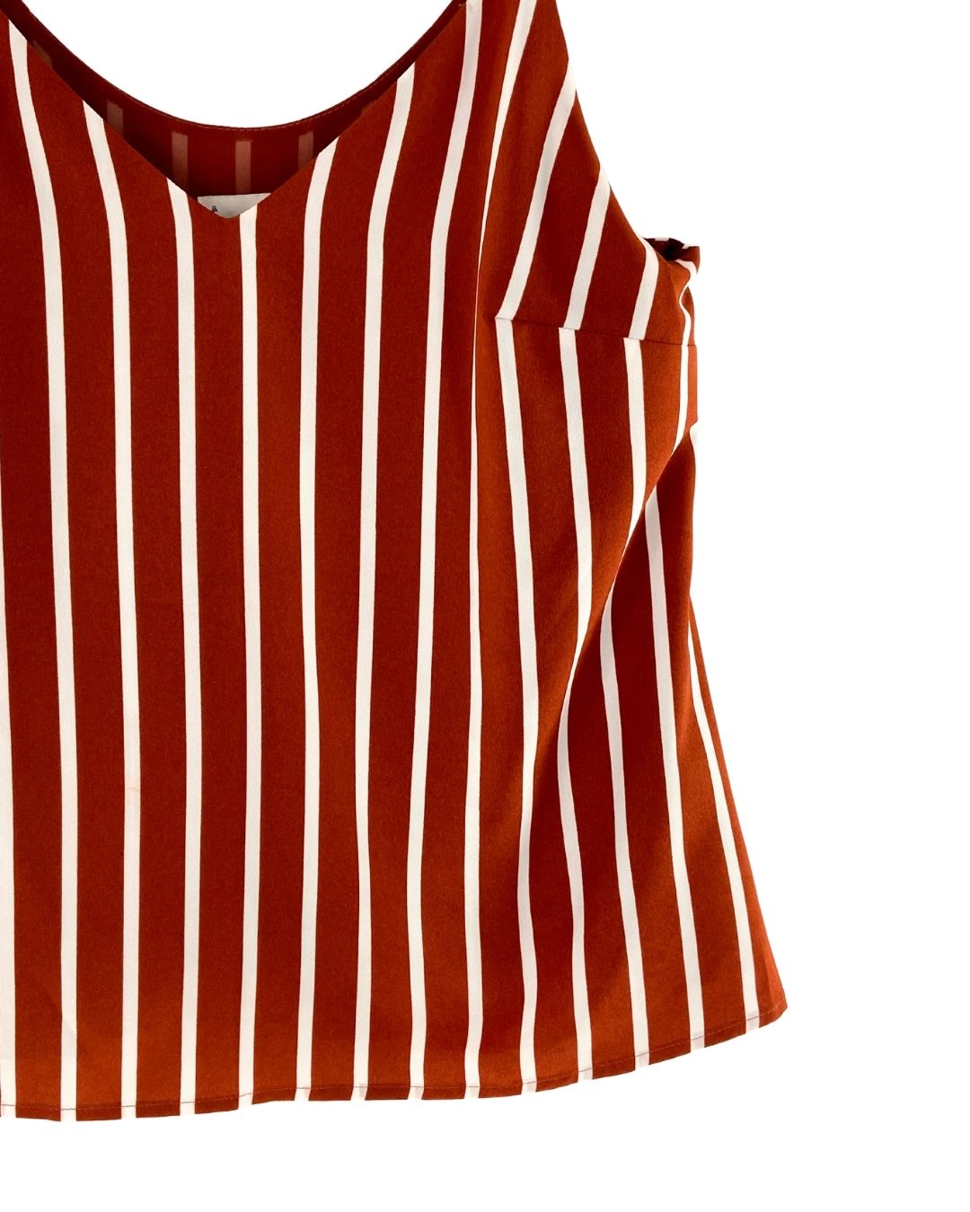 Blusa de tiras a rayas