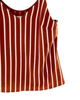 Blusa de tiras a rayas