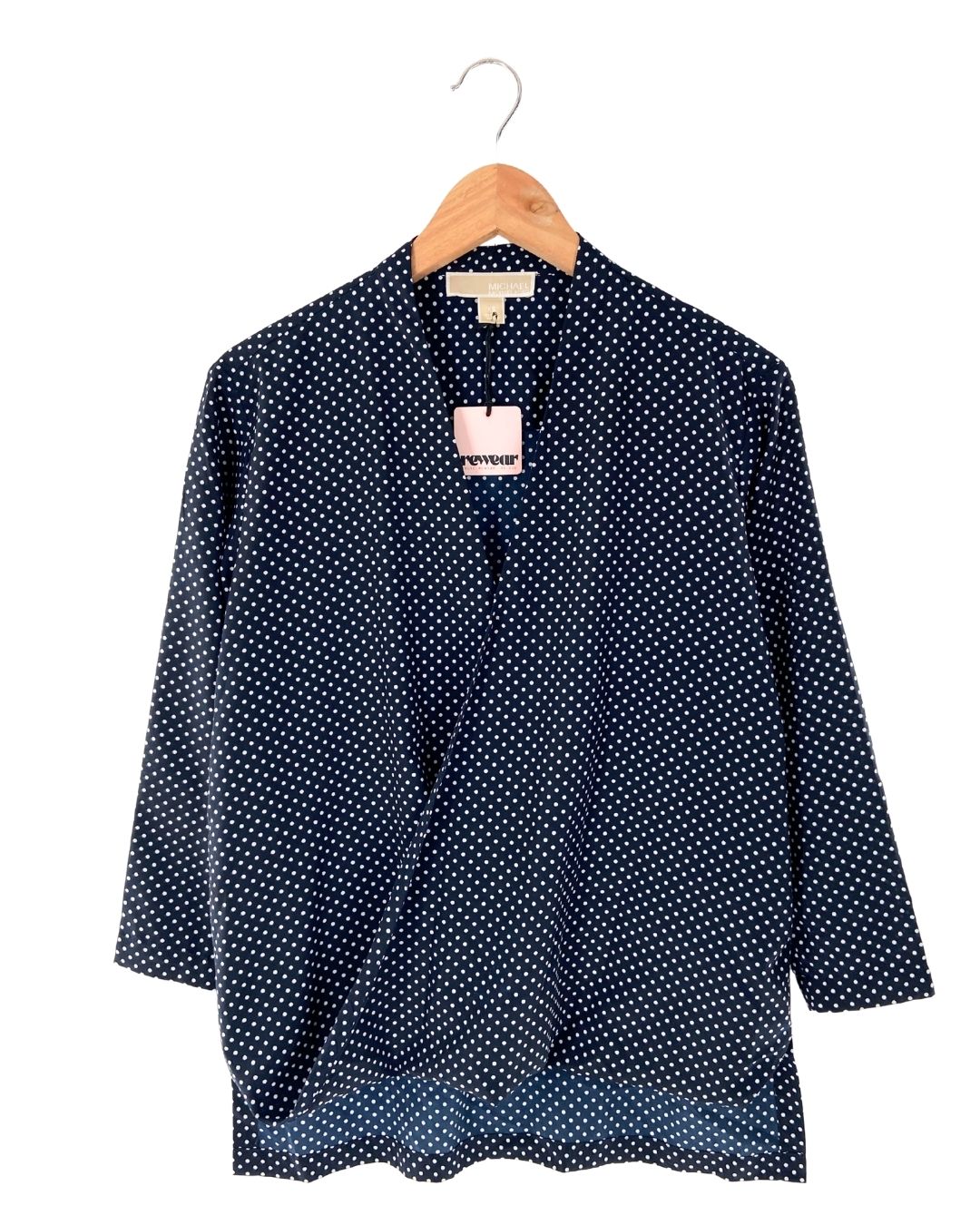 Blusa manga 3/4 print mini dots