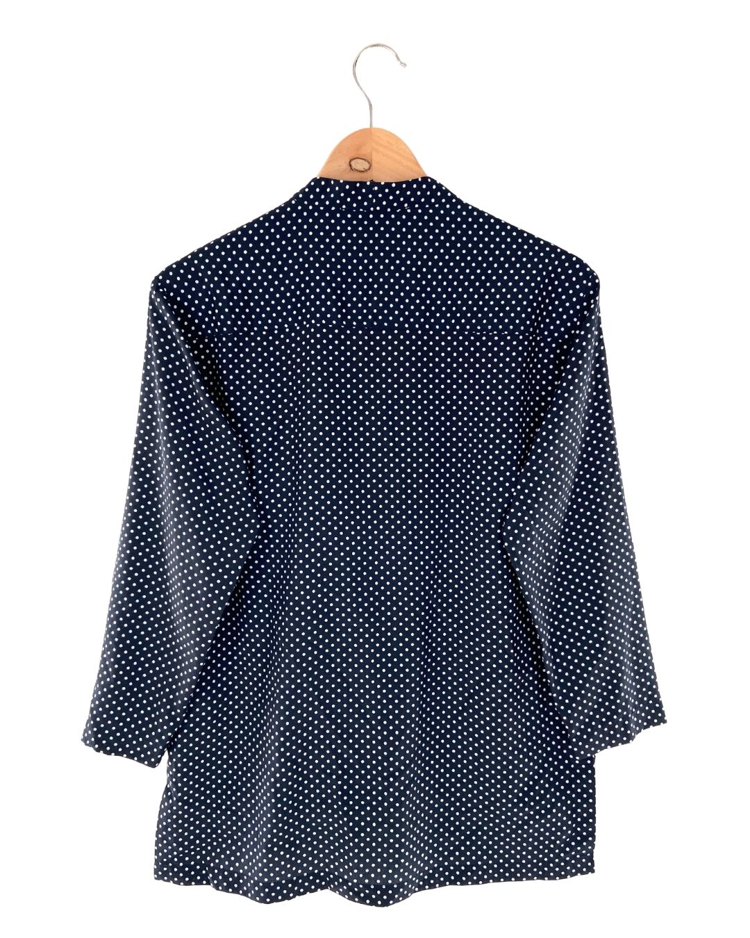 Blusa manga 3/4 print mini dots