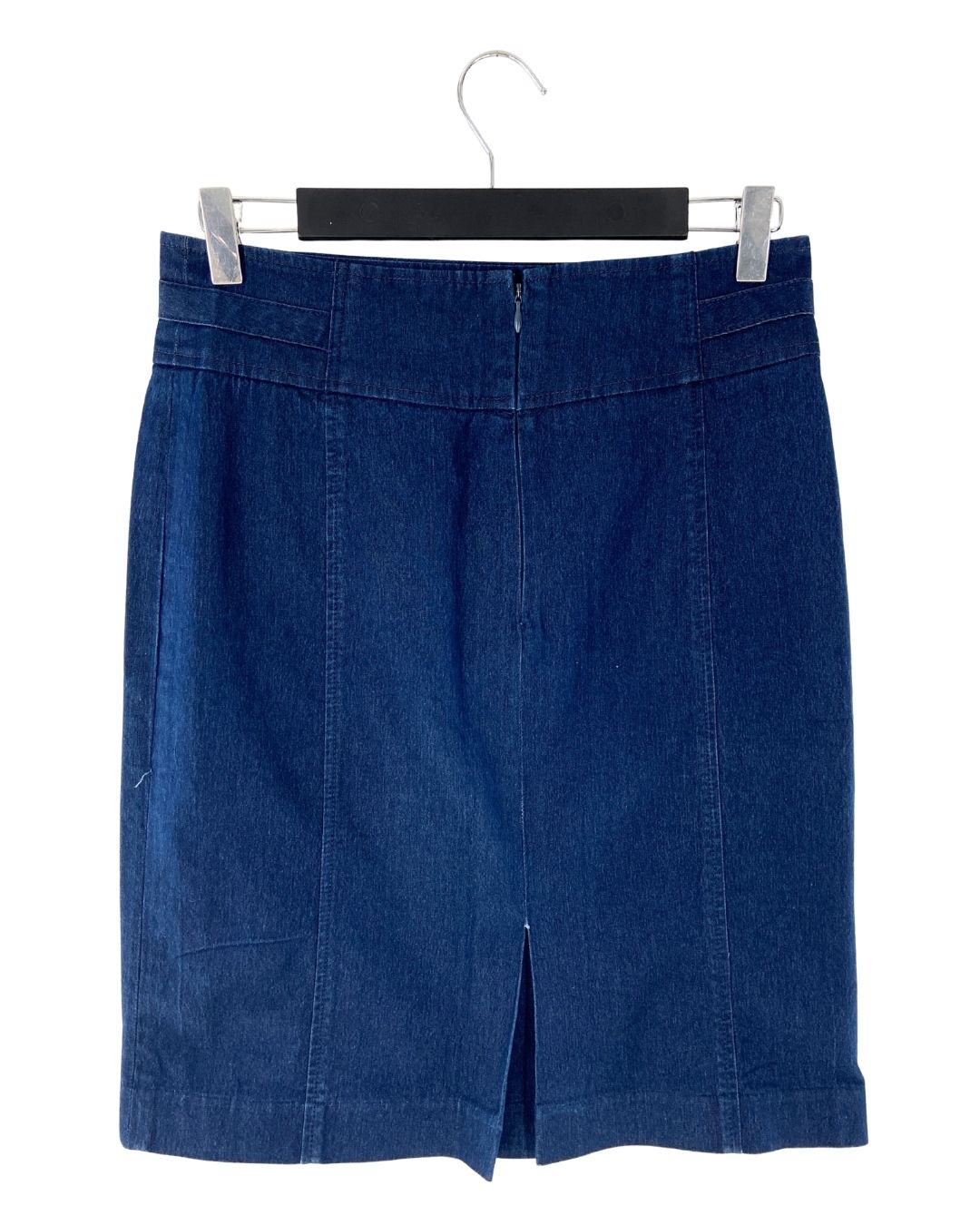 Falda midi lapiz en denim