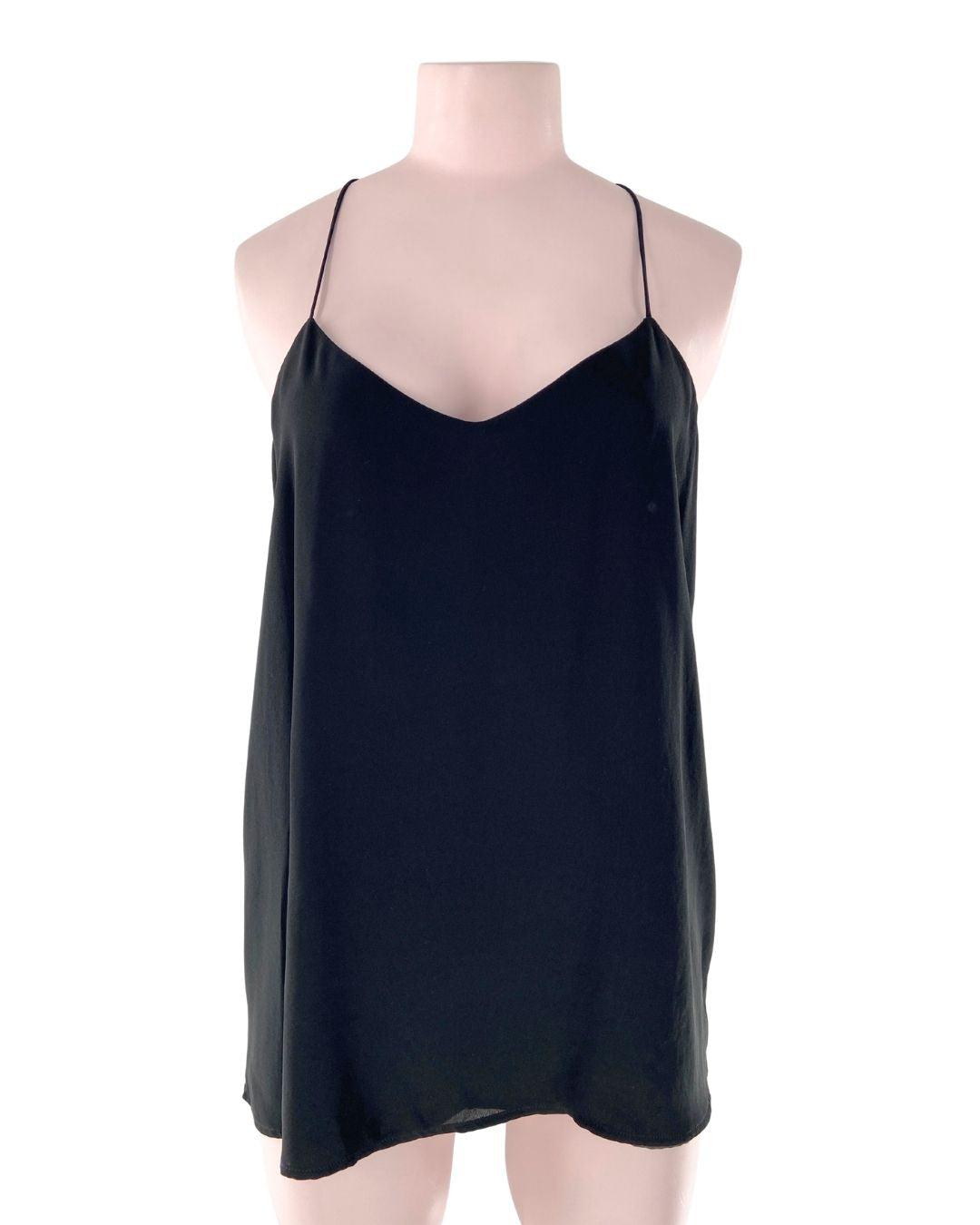 Blusa de tiras doblefaz