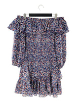 Vestido mini off shoulder