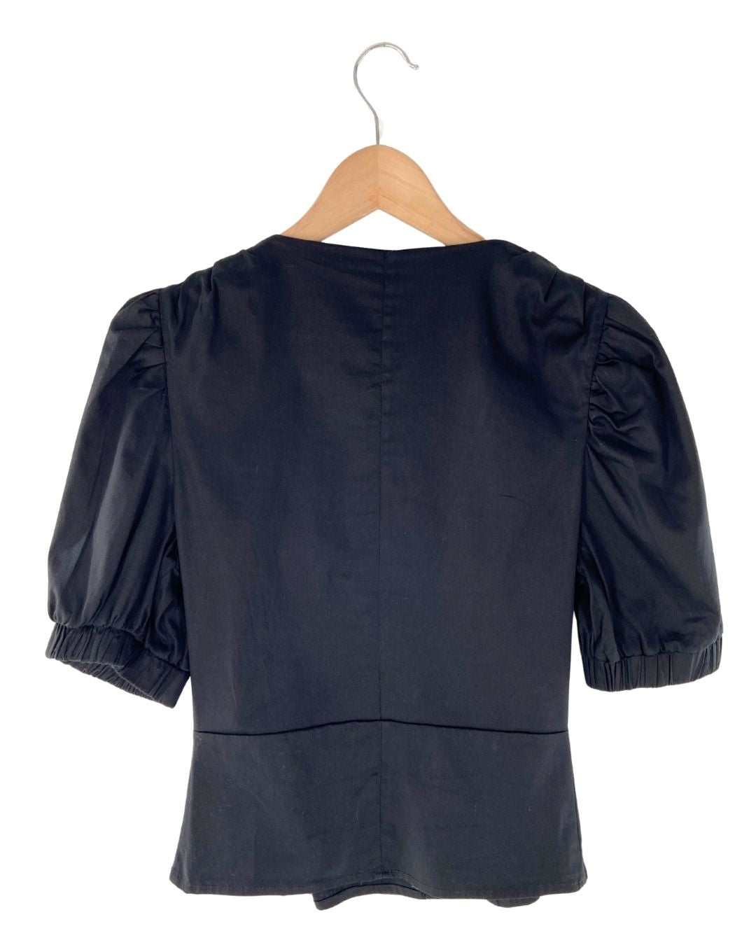 Blusa cruzada manga princesa