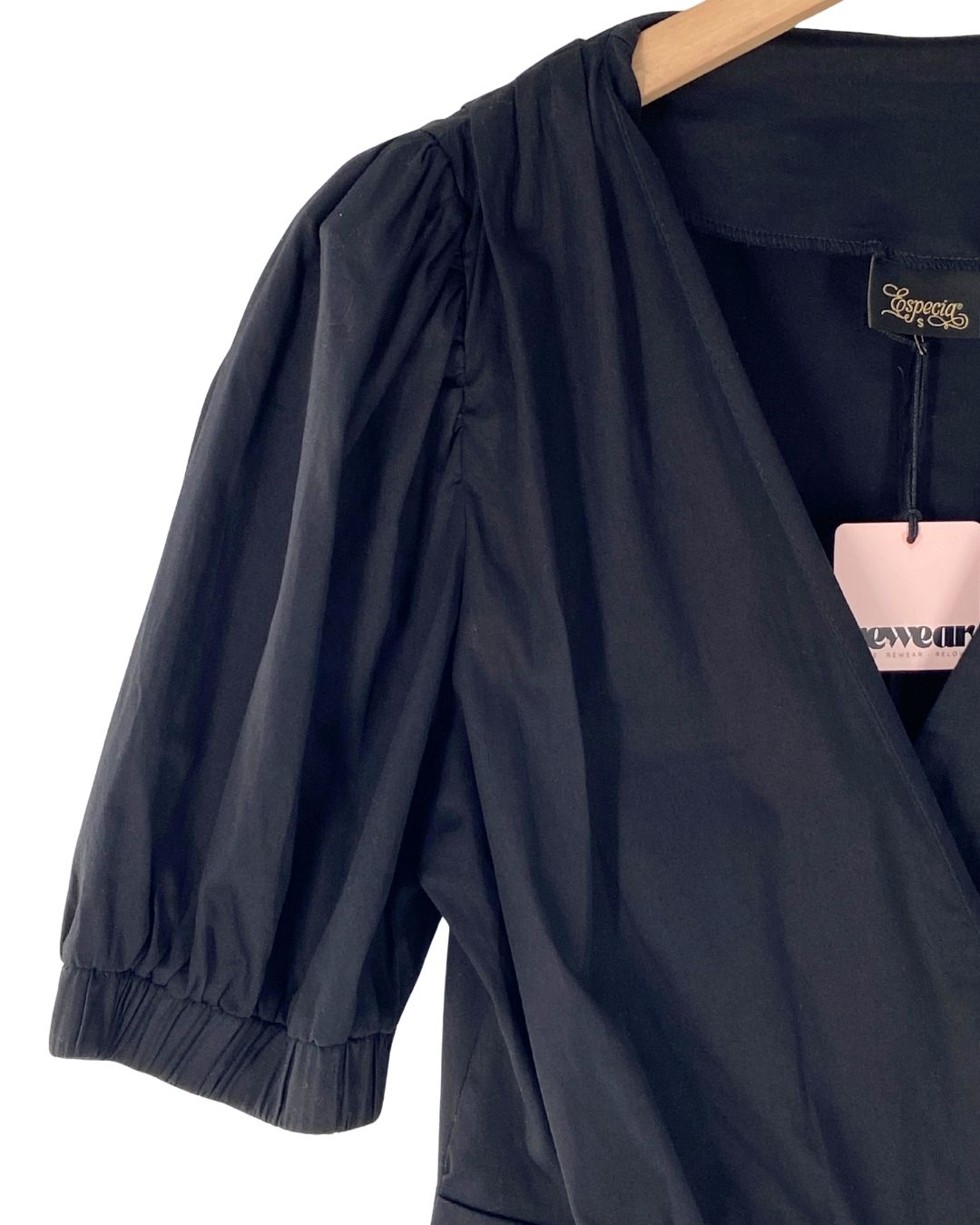 Blusa cruzada manga princesa