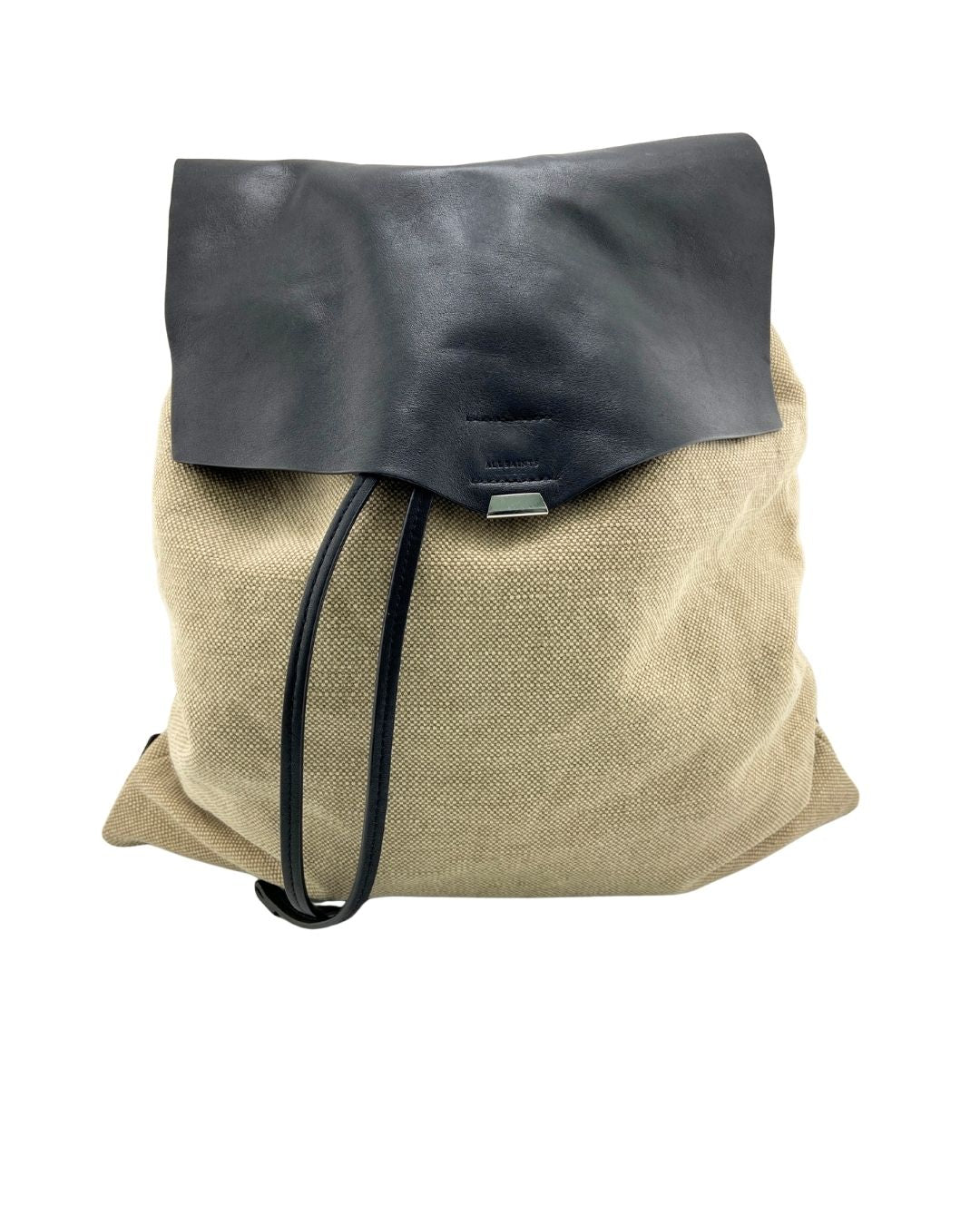 Bolso morral doble textura