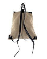 Bolso morral doble textura