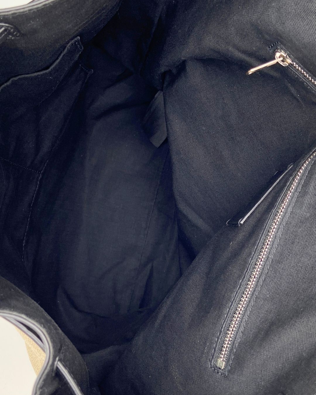 Bolso morral doble textura