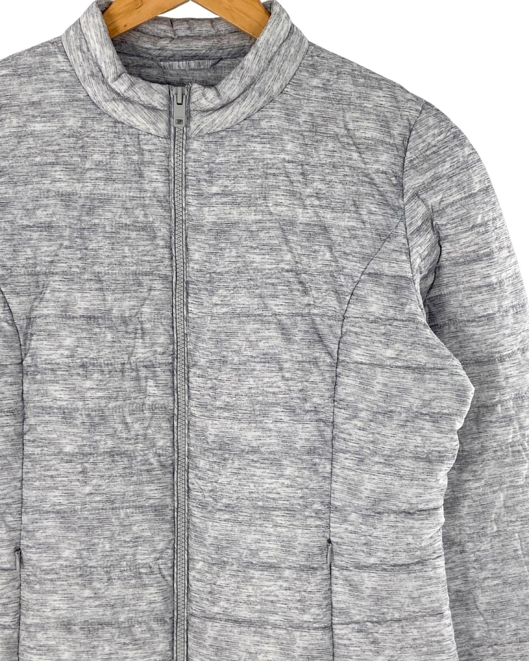 Chaqueta acolchada print vetas