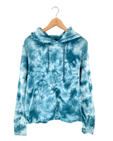 Saco con capota print tie dye
