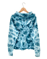 Saco con capota print tie dye