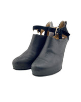 Zapatos cut out de tacon