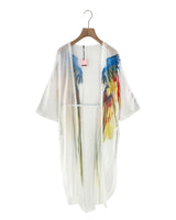 Sobretodo traslucido con print