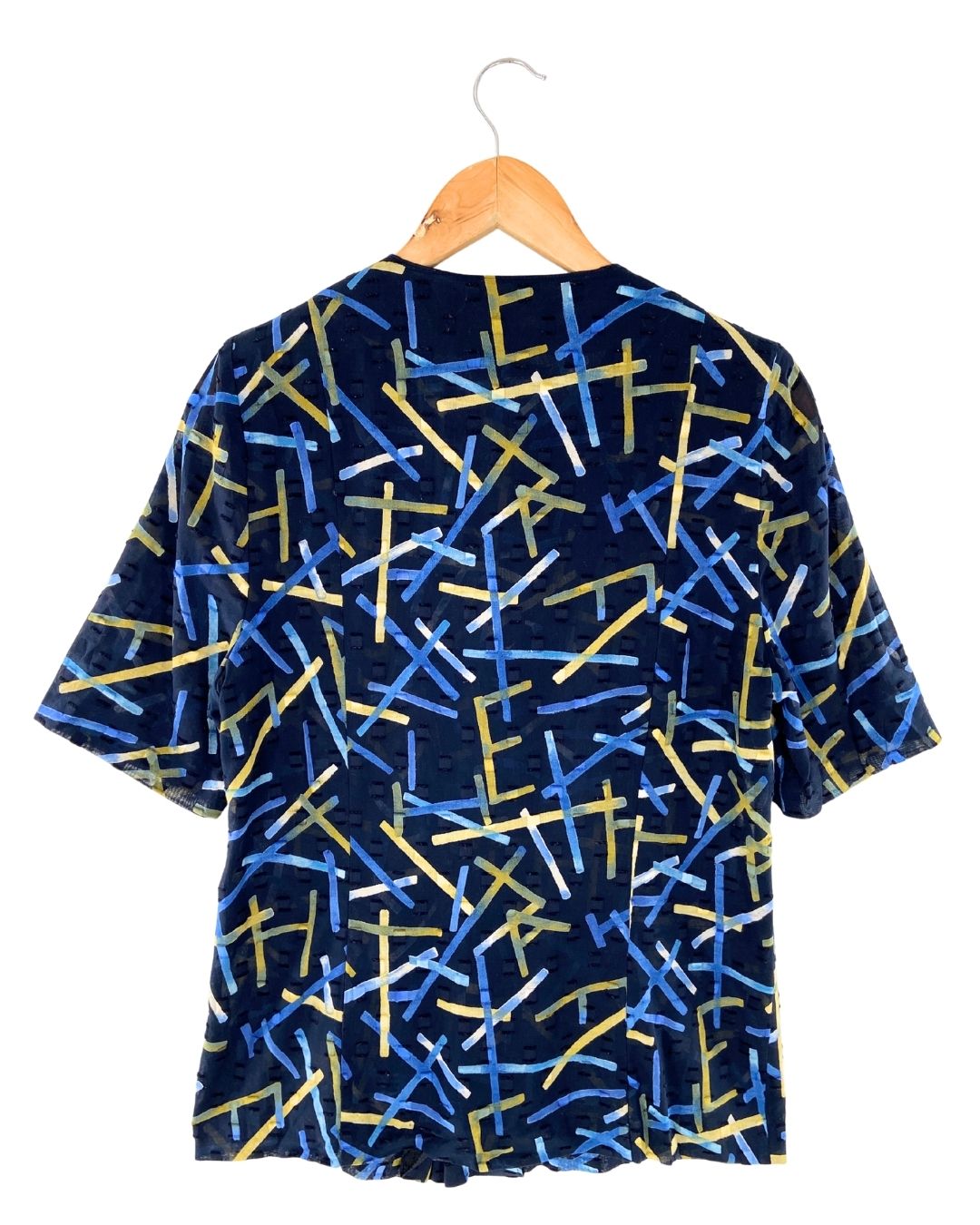 Camisa manga corta con textura