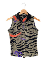 Blusa con textura y print