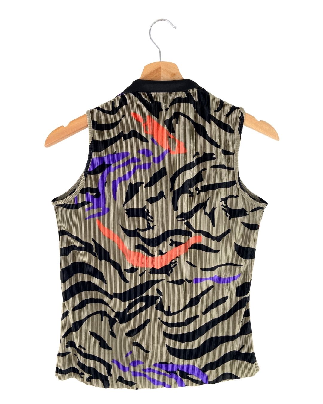 Blusa con textura y print