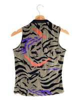 Blusa con textura y print