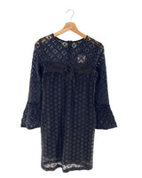 Vestido recto manga larga