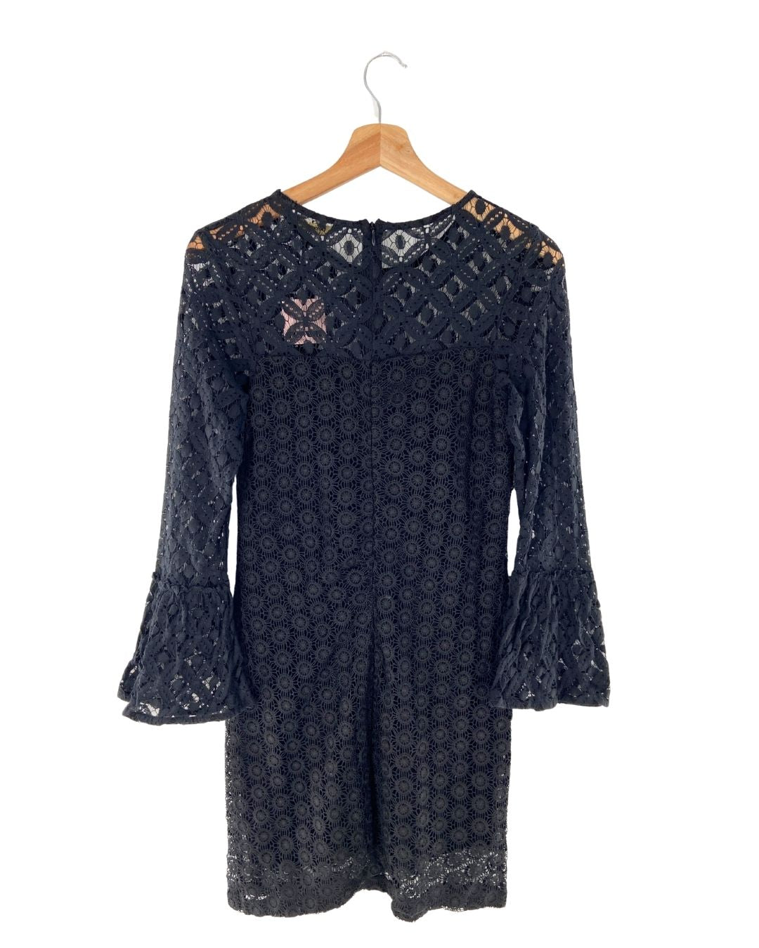 Vestido recto manga larga