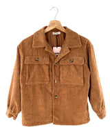 Chaqueta en pana con bolsillos