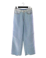 Pantalon wide leg brillantes