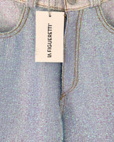 Pantalon wide leg brillantes