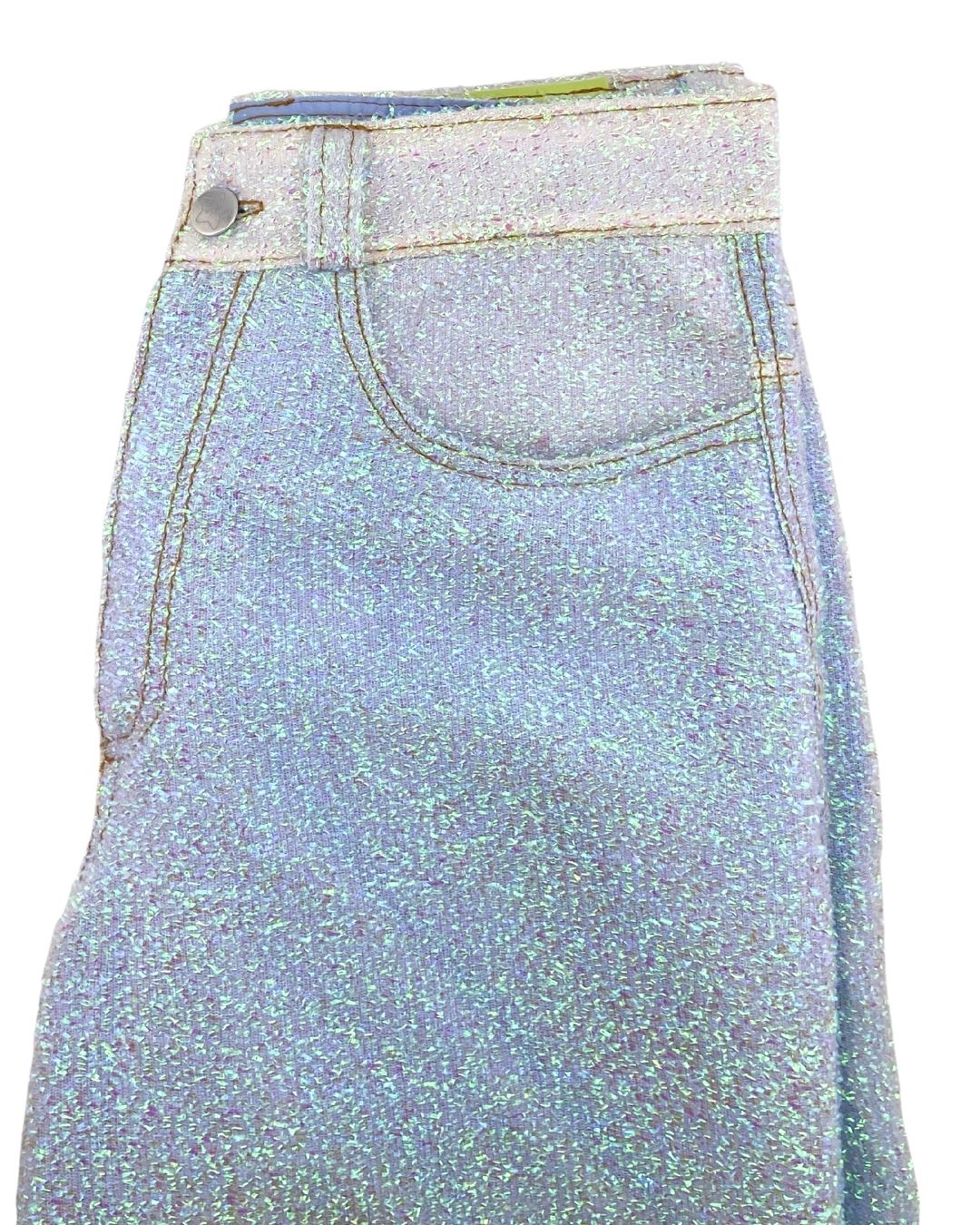 Pantalon wide leg brillantes