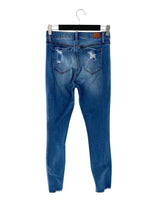 Skinny jean destroyed stretch