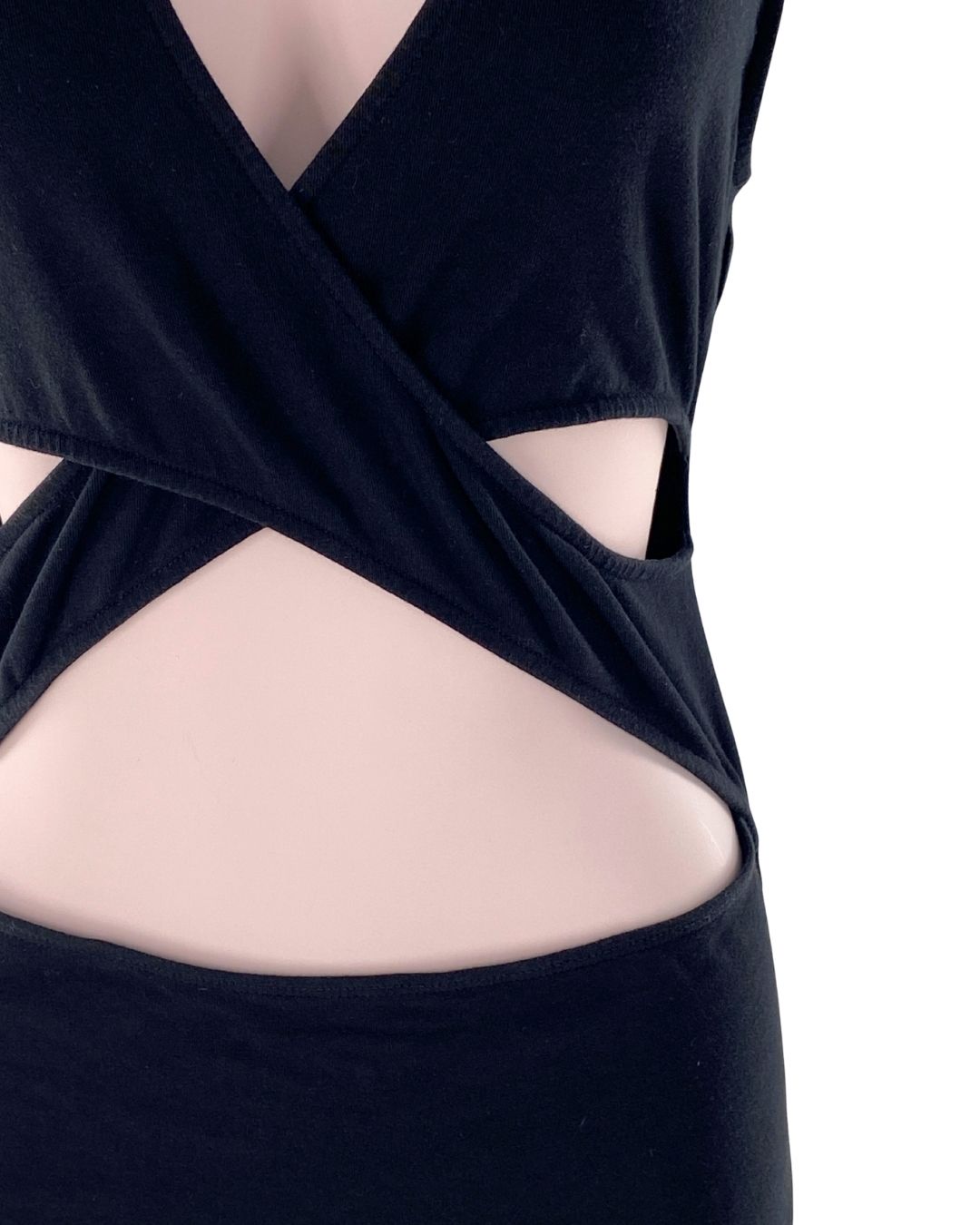 Body sleeveless cruzado