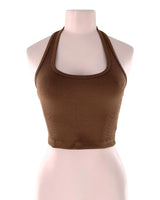 Blusa canale al cuello