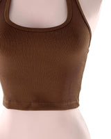 Blusa canale al cuello