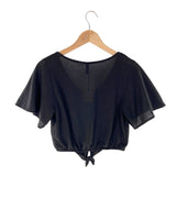 Blusa manga corta encauchada