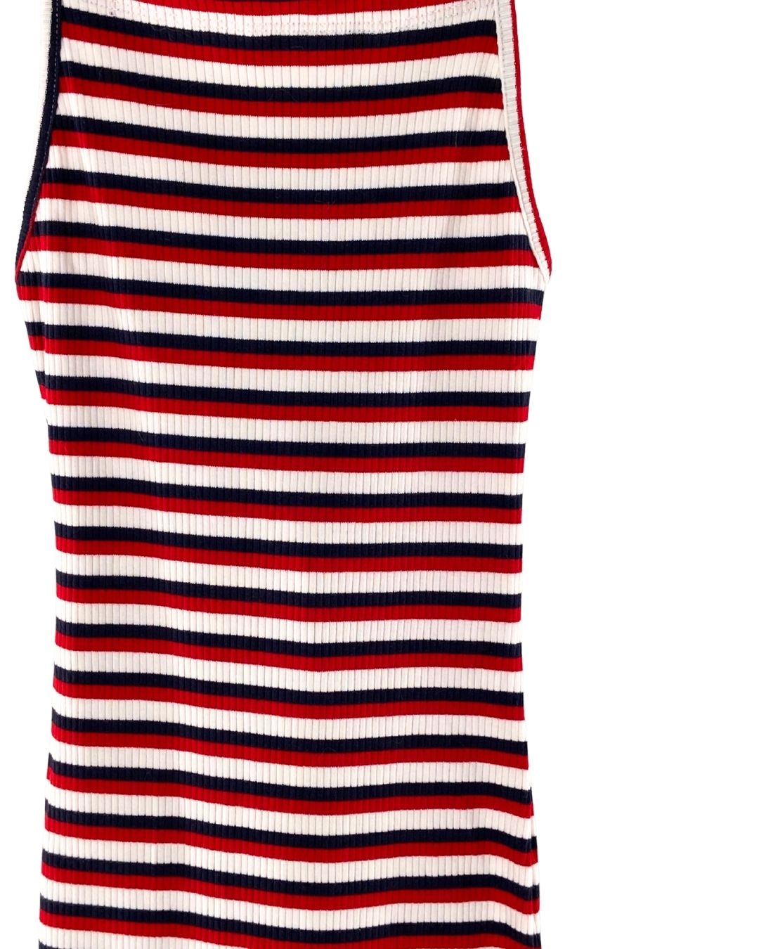 Vestido midi stretch de tiras