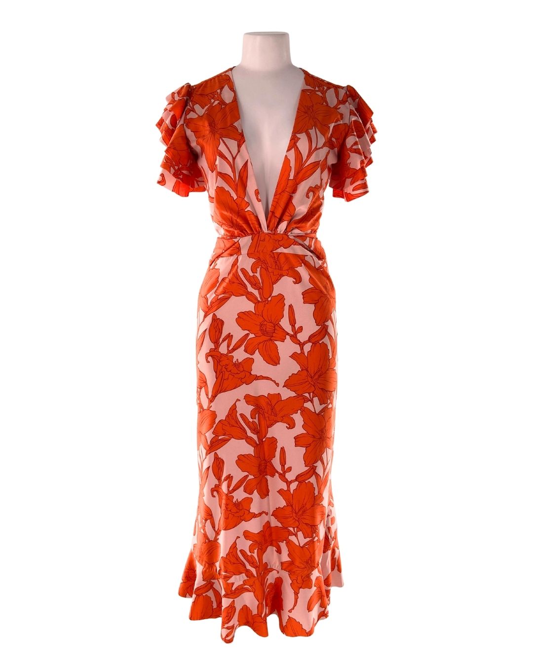 Vestido estructurado anudado