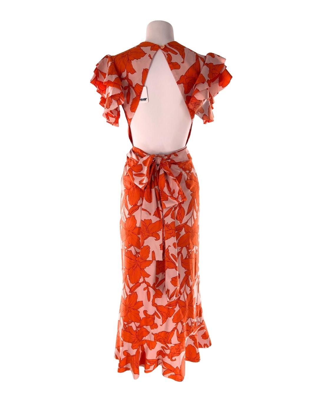 Vestido estructurado anudado