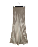 Maxi falda satinada encauchada