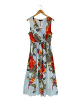 Maxi vestido sleeveless print