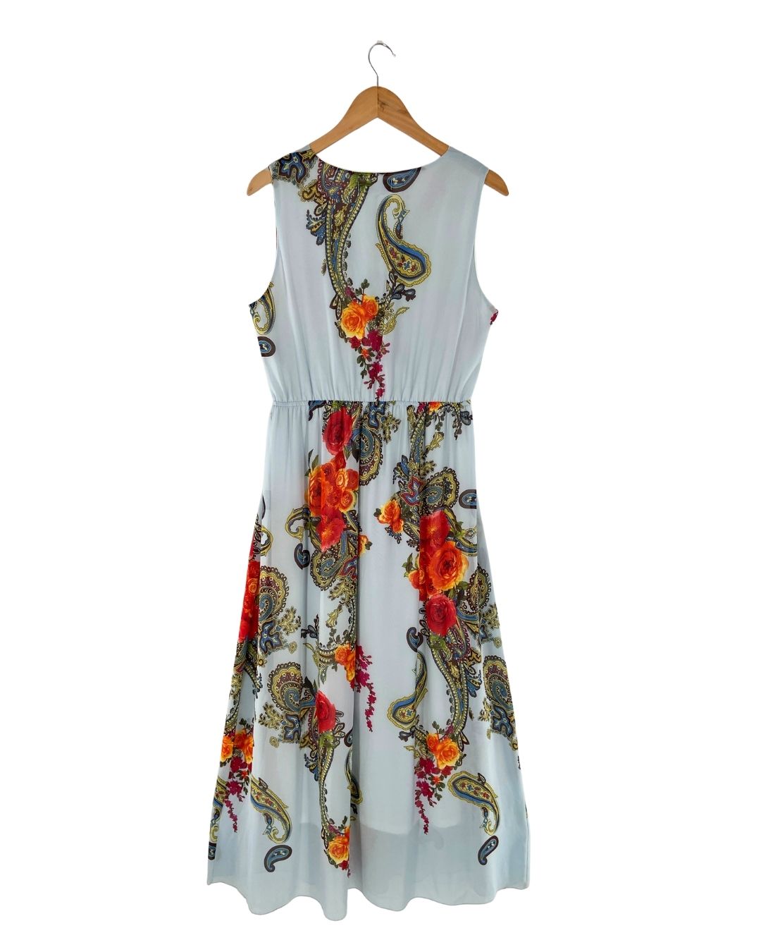 Maxi vestido sleeveless print