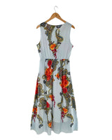 Maxi vestido sleeveless print
