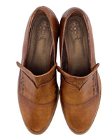 Mocasines en cuero con taches