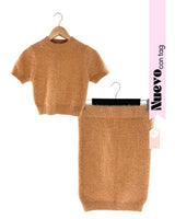 Set de falda mini y top