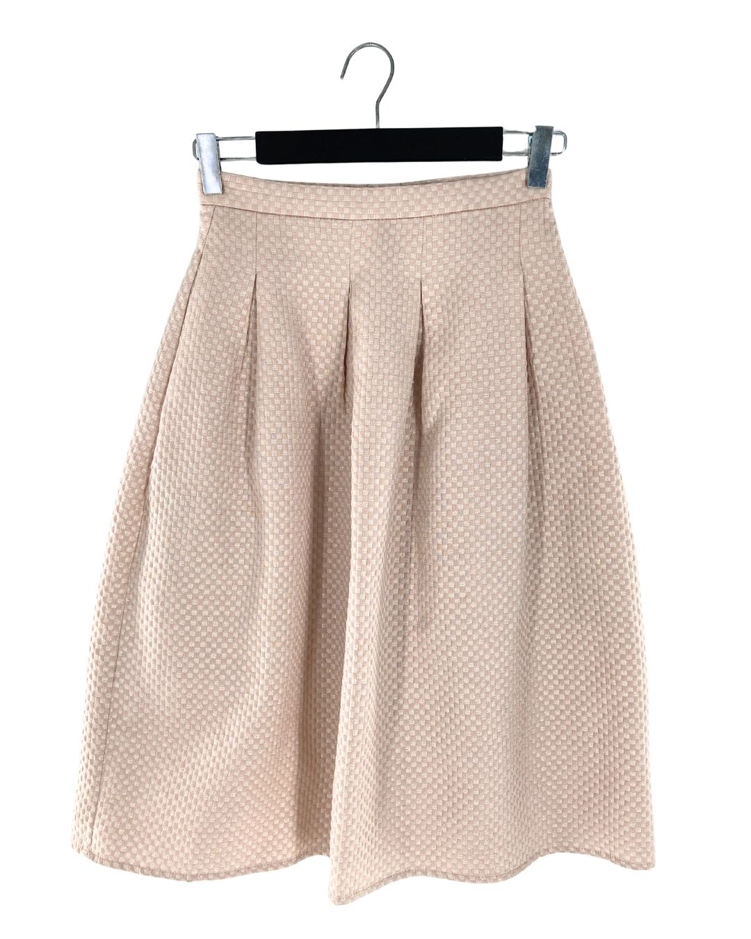 Falda en jaquard midi