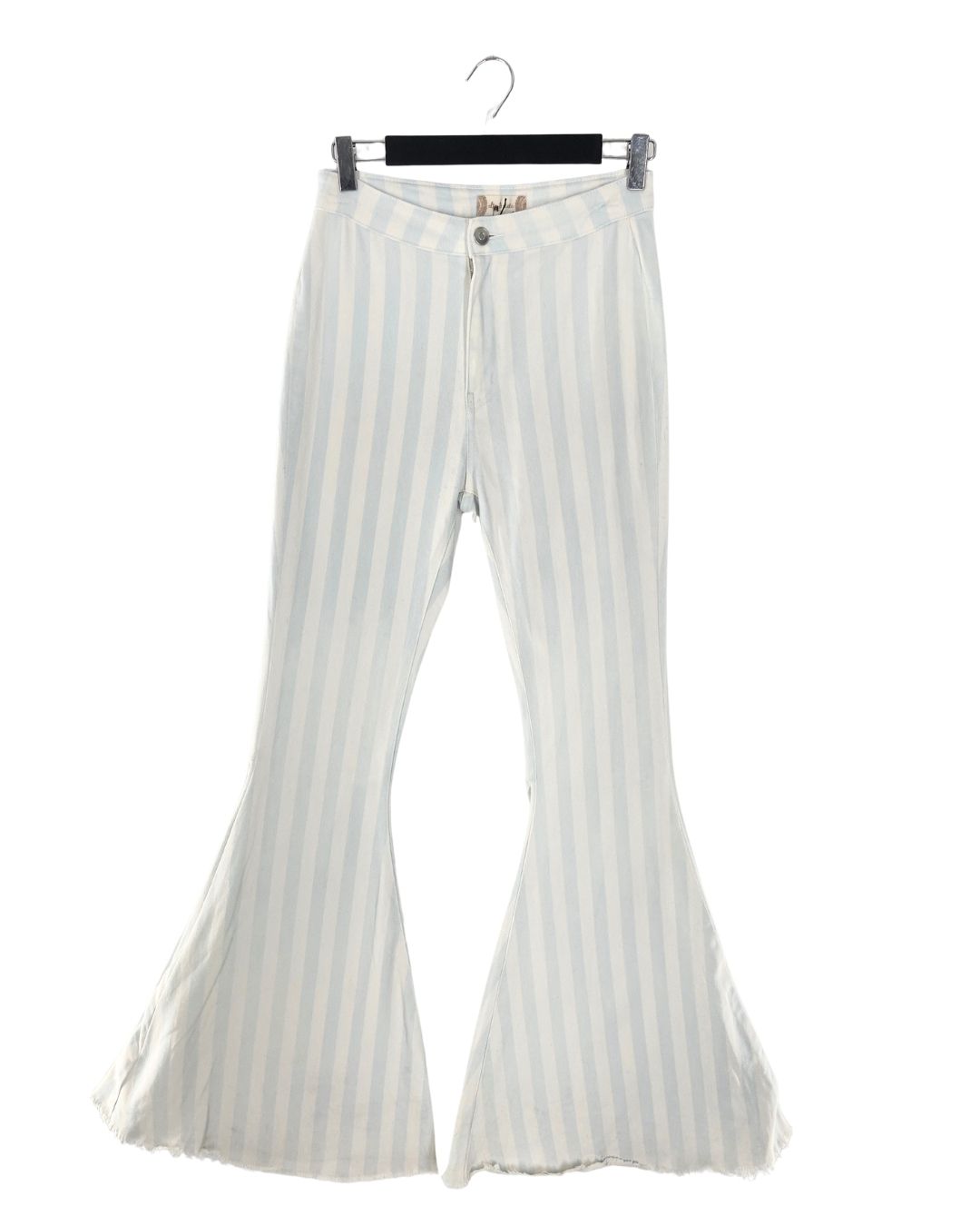 Pantalon flare a rayas