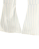 Pantalon flare a rayas