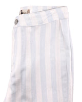 Pantalon flare a rayas