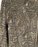 Chaqueta brillante con textura