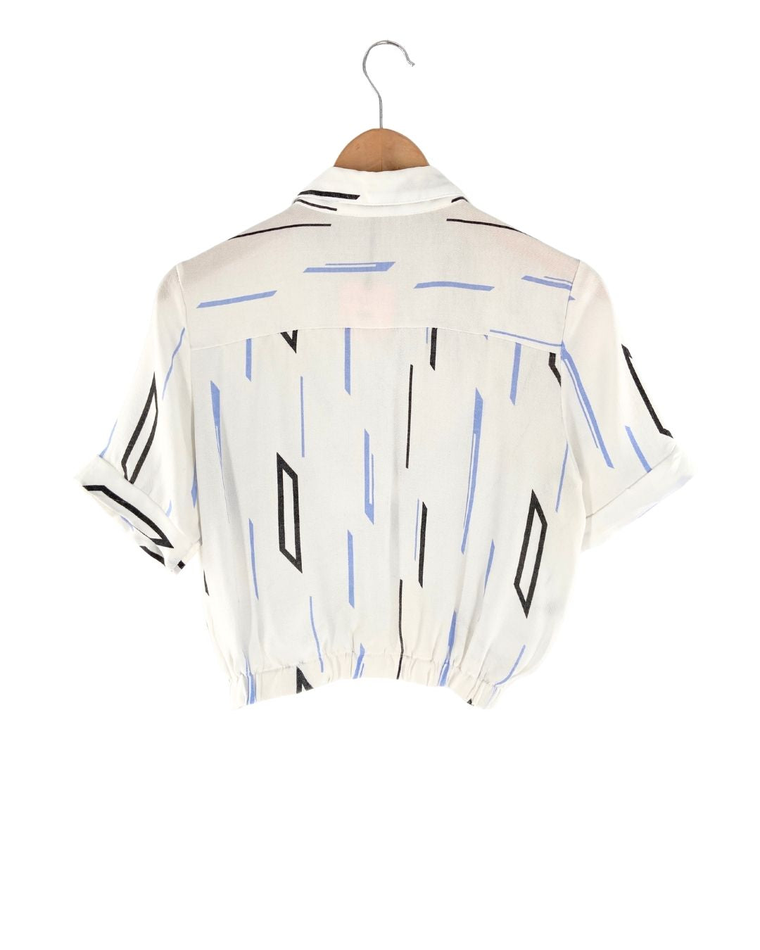 Blusa manga corta a rayas