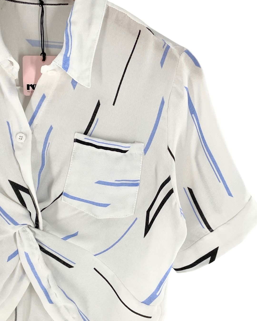 Blusa manga corta a rayas