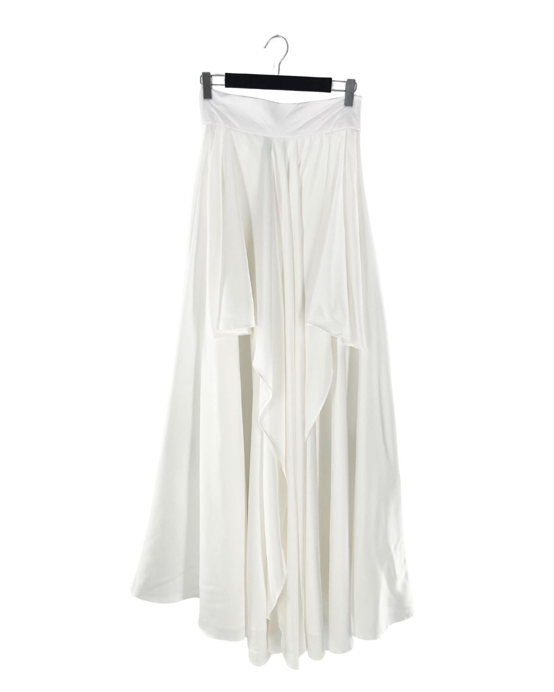 Maxi falda con textura y vuelo