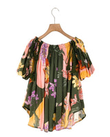 Vestido amplio offshoulder